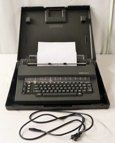 Olivetti Praxis 35 Portable Electric Typewriter With Case