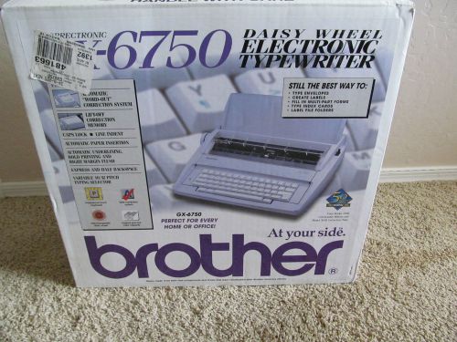 NEW! Brother GX-6750 Daisy Wheel Electronic Typewriter Electric FREE SHIPPING!