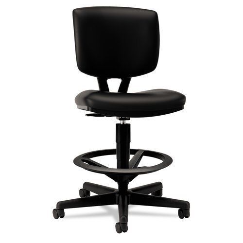Hon hon5705sb11t volt series adjustable task stool in black leather for sale