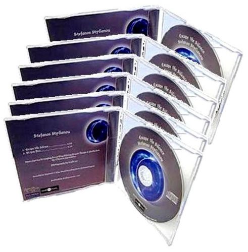 Clear cd eu maxi single jewel case w/ j-card capability, quantity (10) per pack for sale