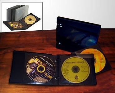 Unikeep cd/dvd 6 disc wallet black w/3 pgs- limited ed for sale