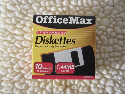 OfficeMax 3.5” Formatted Floppy Disks (OM98535)