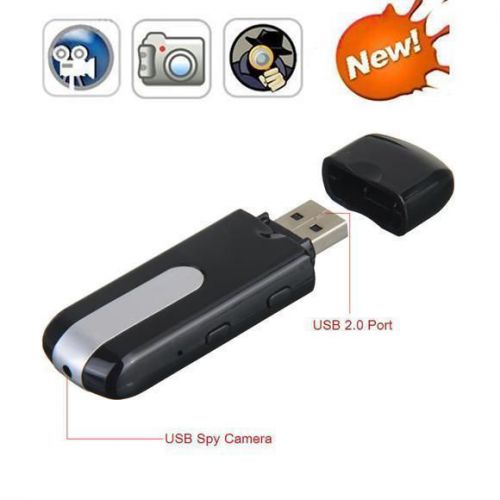Flash Drive Mini DVR U8 USB Hidden Spy Pin Hole Camera DV Motion Detection