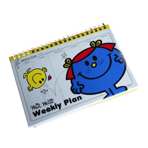 Mr. men weekly planer diary scheduler _ yellow for sale