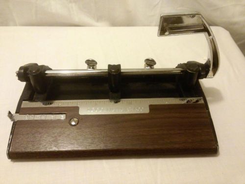 Acco Model 400 Heavy Duty Commercial 3 Hole Punch