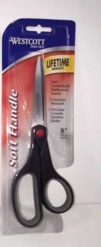 Westcott scissors 8&#034; straight soft handle scissors 13028 new for sale