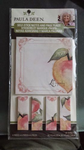 Paula Deen 2012 30 sheets self-stick note 4 set page flag sticker Life is Peachy