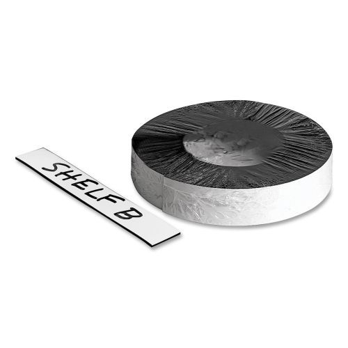 BAUMGARTENS 66151 Magnetic Label Tape 1inx50ft Roll White