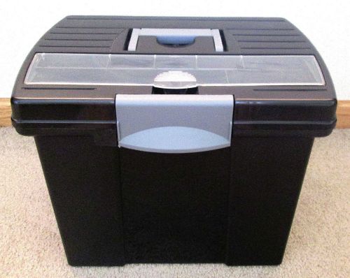 Newell office products large black file keeper box - 14-1/2 x 11-1/2 x 10 - nbu for sale