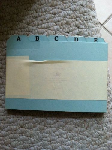 NEW heavy Weight Index Card Alphabetical Dividers (4.5&#034;x6&#034;)