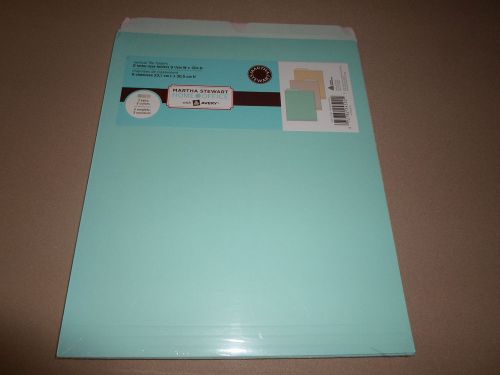 Martha Stewart Home Office Vertical File Folders~6 Letter-Size Folders~BRAND NEW