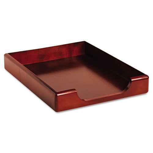 Rolodex wood tones letter desk tray, wood, mahogany, ea - rol23350 for sale