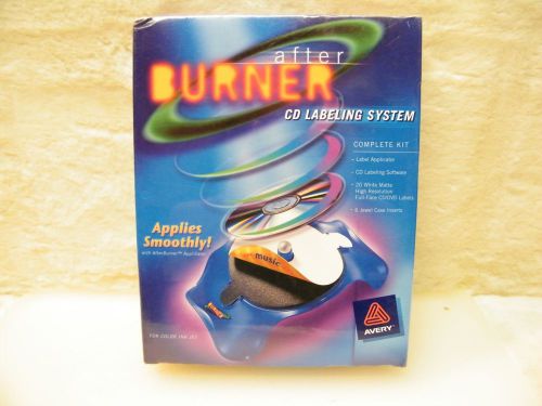 After Burner CD Labeling System By Avery New In Box A1158