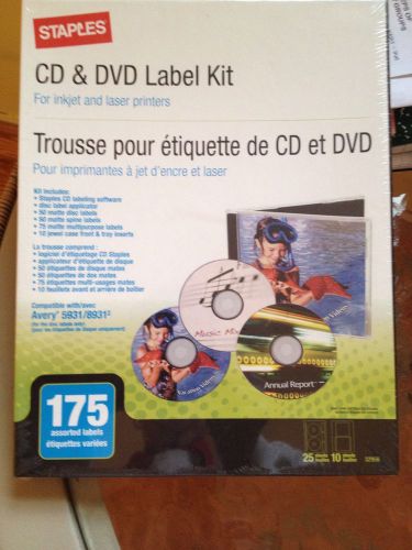 Cd and dvd label kit for sale