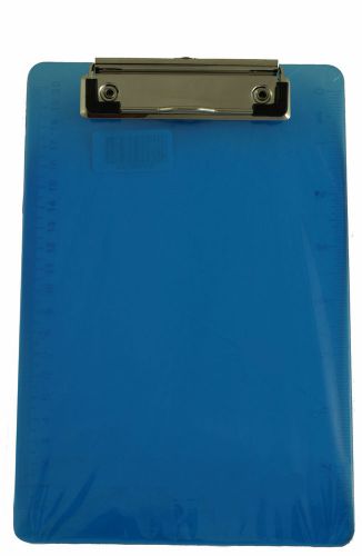 A4 clipboard - blue hard plastic for sale