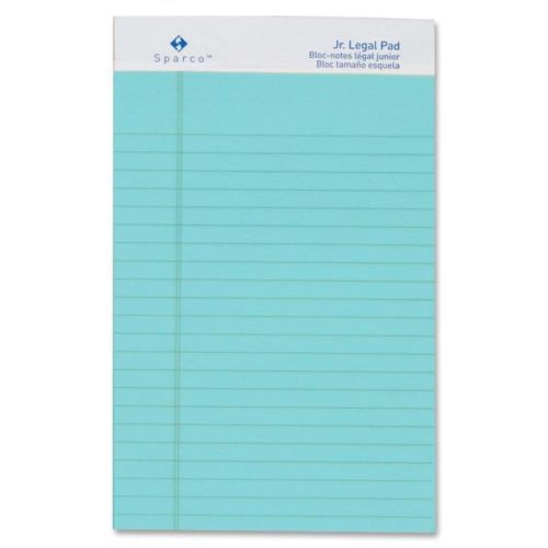Sparco colored jr. legal ruled writing pads - 50 sheet - 16 lb - jr. (spr01073) for sale