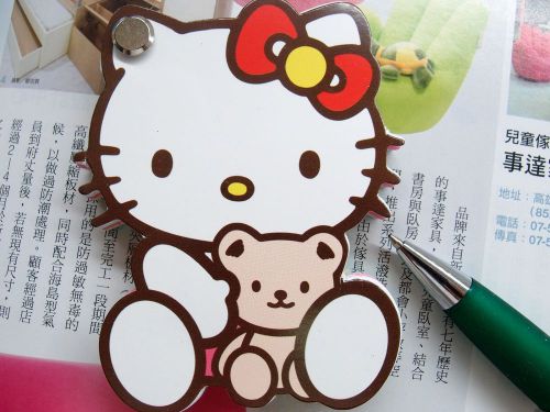 1X Hello Kitty Memo Note Scratch Message Pad Doodle Book Stationery D3 FREE SHIP