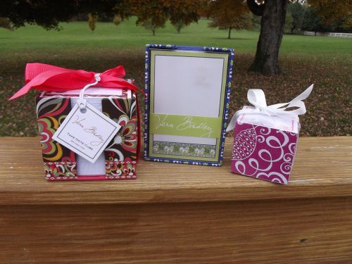 NEW Vera Bradley Stationary Set Take Note Cube Loose Note Sheets Mini Note Cube