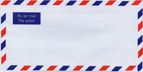Air mail envelopes qty 40 dl gummed, lightweight strong. international post for sale