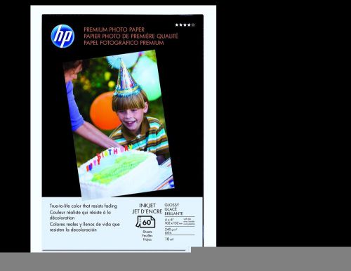 HP Q1989A Premium Glossy Photo Paper 4X6