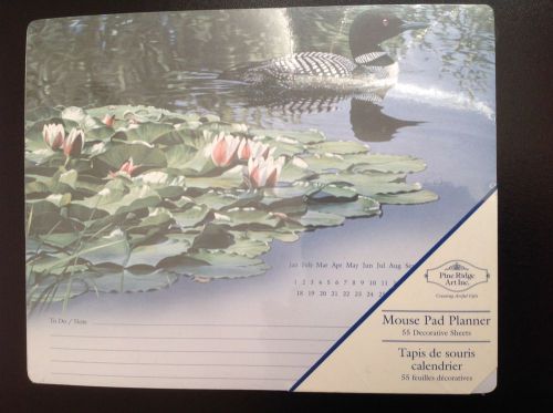 Mouse Pad Planner Duck Pond Lillies Lily Pine Ridge Art Inc.