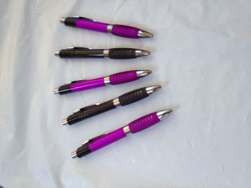 2 Black Pens 3 Fuschia Pens
