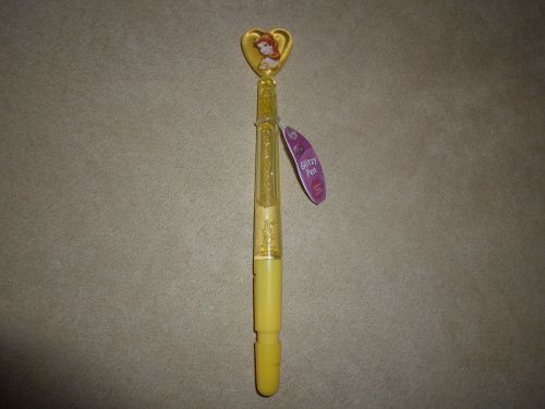 Disney Princess Belle Light-Up Glitzy Pen~Lights Up When You Write~NEW WITH TAGS