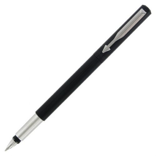 Parker Vector Fountain Pen, Black Barrel, Fine Nib