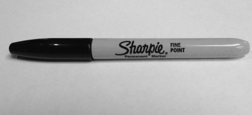 Sharpie Permanent Fine Point Marker - Fine - Black Ink - One marker - SAN30001