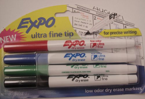 Expo Ultra Fine Tip Dry Erase Markers Pack of 4 1871133