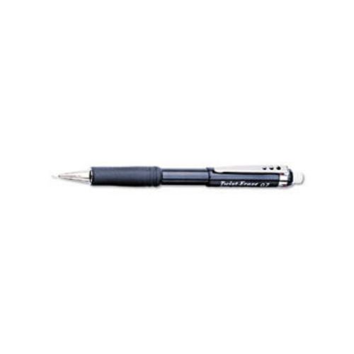 3 Pentel Twist-Erase III 0.7mm Mechanical Pencil, Black Barrel, Each PEN QE517A