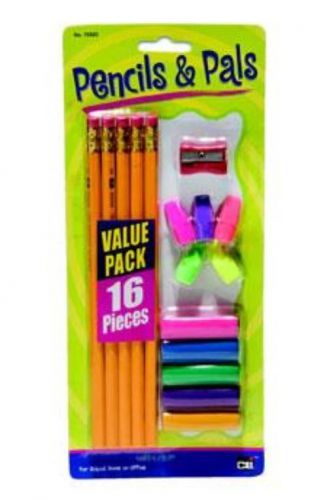 Charles Leonard Pencils &amp; Pals Value Pack 16 Piece Set