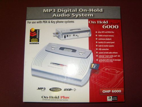MP3 Digital On hold Plus 6000, PBX or Key phone systems