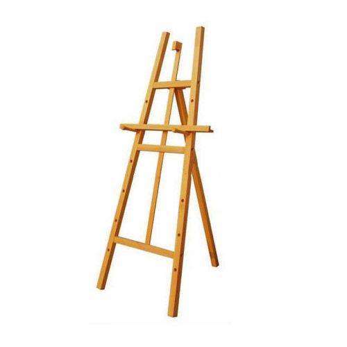 Wooden easel display exhibition folding artist stand, drawing sketching painting for sale