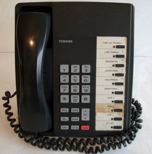 Toshiba DKT3010-S Corded Telephones.             LOT QTY             GUARANTEED
