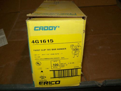 NEW**Erico Caddy 4G1615 Twist Clip Tee Bar Hanger w/combo washer/nut (98 in Box)