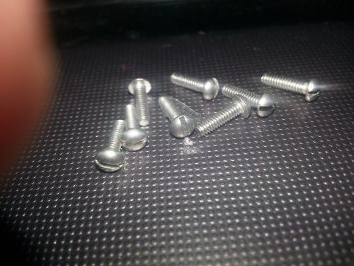 2-56 x 5/16 rond head slot stainless steel screw qty 200 for sale