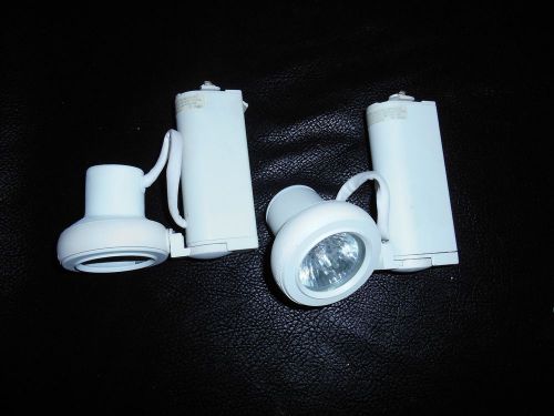 Lot of 5 Used Lightolier Lytespan Track Lights Lighting 6276BWH  White //