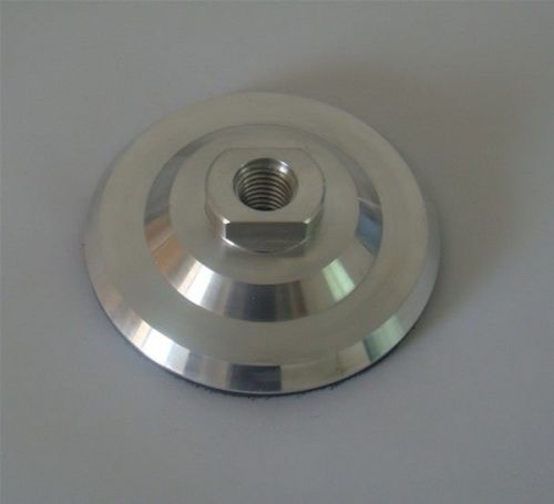 4 inch aluminum backer pad 5/8-11 thread for diamond polishing pads 13 pieces for sale