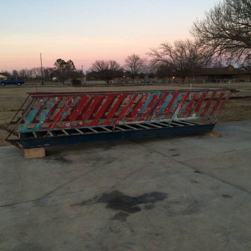 Steel stairs 16 foot with railing very nice for sale