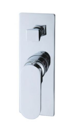 Designer ECCO Oval Bathroom Shower Bath Wall Flick Mixer Tap with Diverter