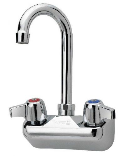 New Krowne Stainless Steel Wall Mount Goose neck Sink Faucet Model 10-400L