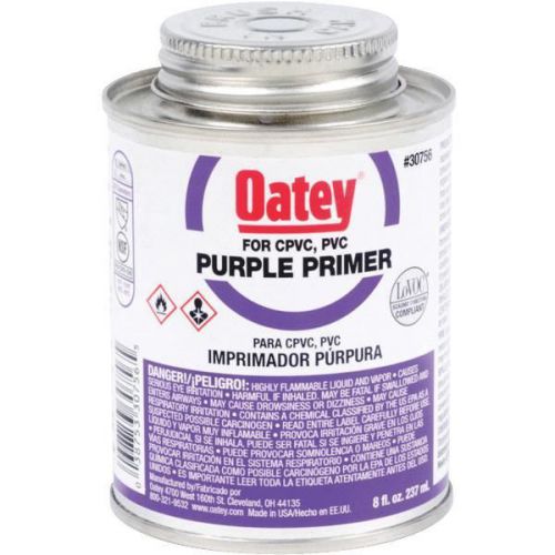 Purple Primer For PVC And CPVC Pipe And Fittings-1/2PINT PURPLE PRIMER