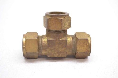 Swagelok brass 3/4x3/4x3/4in tube tee union fitting d430489 for sale