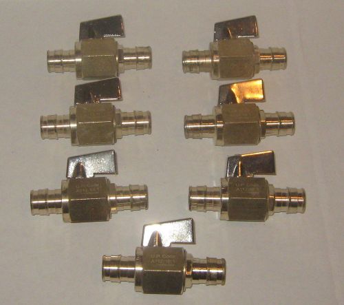 Uponor pex lead free brass fittings 1/2&#034; pex x pex ball valves for sale