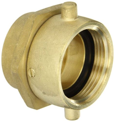 Dixon valve sf150f brass fire equipment, female swivel adapter with pin lug, for sale