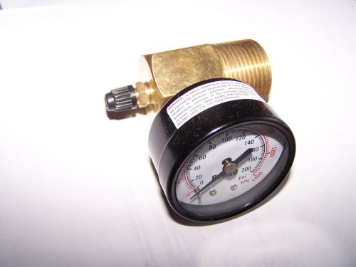 Rehau pex manifold air pressure tester gauge for sale