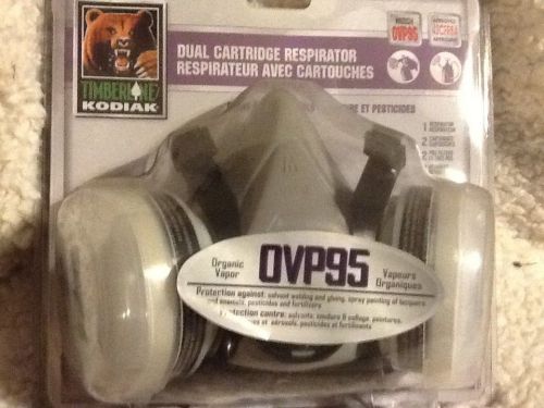 NEW DUAL CARTRIDGE RESPIRATOR NIOSH OVP95 ONE SIZE PAINT AND PESTICIDES