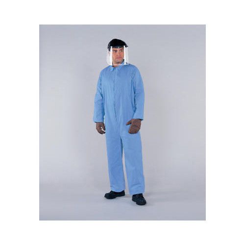 Kimberly-clark kleenguard a65 extra large flame-resistant coveralls in blue for sale