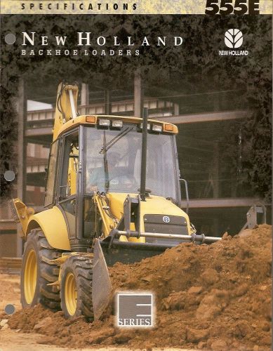 Equipment Brochure - New Holland - 555E - Backhoe Loader - 1996 (E1331)